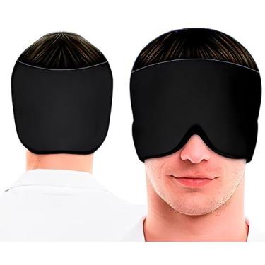 Imagem de Touca Térmica Máscara Ajustável Para Enxaqueca Dor De Cabeça - ZEM