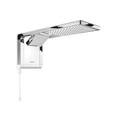 Imagem de Chuveiro Ducha Acqua Duo Ultra Branco com Cromado Lorenzetti, Branco e