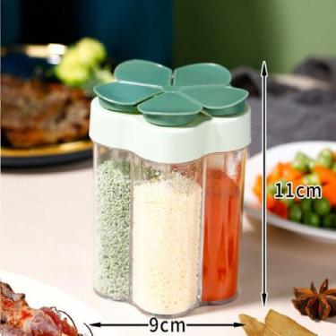 Imagem de Pote 5em1 Frasco Organizador Porta Temperos Condimento Molho - Ami, Ve