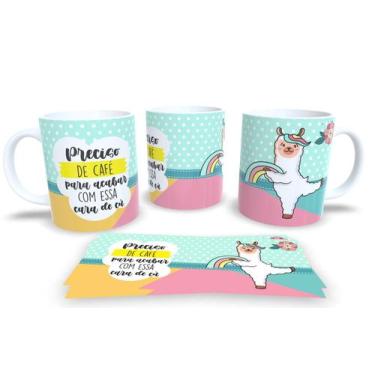 Imagem de Canecas de Porcelana Personalizadas Ihama Irritada - Estampa Sublimada