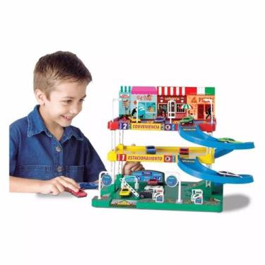 Imagem de Super Posto Center Infantil Menino Com Carrinhos Lugo