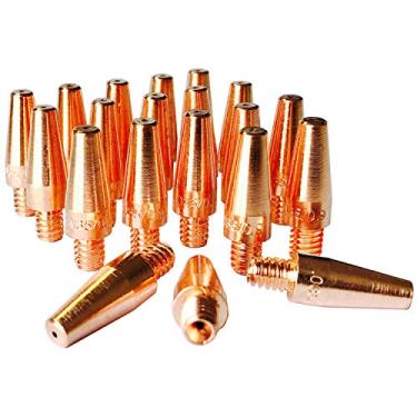 Imagem de Pontas de contato de soldagem Mig 0,035" (0,9 mm) para armas Lincoln Magnum Pro 250/350 MIG, 20PK pontas de contato cônicas 0,88 cm 250A/350A