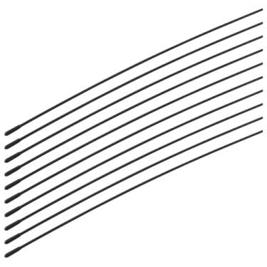 Imagem de eMagTech 10 peças de tubo de antena para receptor efeito de proteção de antena efeito de isolamento com tampa tubo de plástico adequado para controle remoto carro FPV drone quadricóptero barcos avião