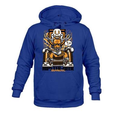 Imagem de Moletom 100% Algodão Canguru Hipster - Surprass, Azul bic, P