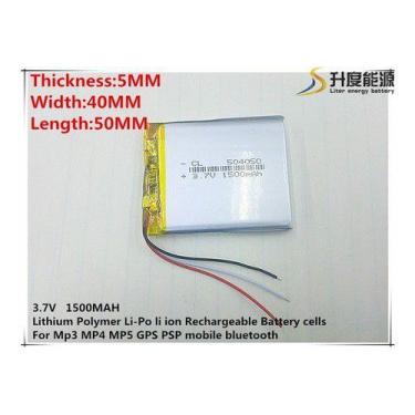 Imagem de Bateria 1500mah G5mm X 40mm X 50mm Com 3 Fios 504050 - KMIG