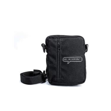 Imagem de Shoulder Bag Bolso Vertical Why Be Normal Transversal Unisex Mini Masc