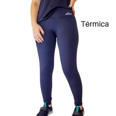 Imagem de Legging Térmica Quentinha Fitness Academia Uv50+ Inverno Lado Avesso P