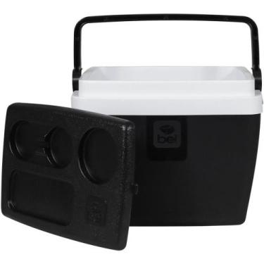Imagem de Caixa Térmica BEL 12L com ALÇA Ergonomica e Suporte para Copos