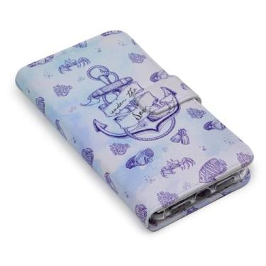 Imagem de Capa carteira estampada tendencias ancora e146 para samsung a24 4g a24