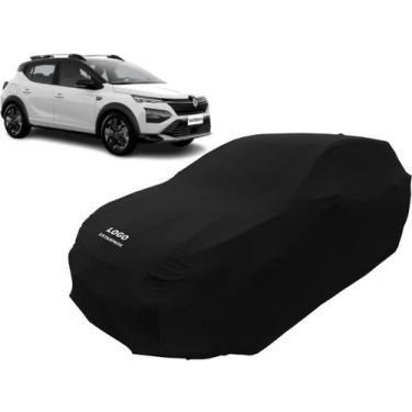 Imagem de Capa Protetora Anti-Risco Para Carro Renault Kardian - Mz, Preta