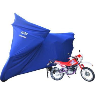 Imagem de Capa Para Moto Yamaha DT 180 Z Alta Durabilidade Com Logo - Mz, Azul