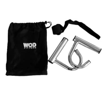 Imagem de WODFitters KX10 Alças de Ginástica Doméstica – Equipamento Portátil de Treino de Ginásio Doméstico para Faixas de Resistência – Kit de Treino de Corpo Inteiro para Casa e Viagens – Conjunto de Alça KX10 (sem Bandas)