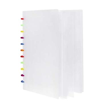 Imagem de Livro de apresentação encadernado em espiral, 20 folhas, bolsos transparentes, capas plásticas, pastas com vários bolsos, tamanho carta, documentos, organizador de projetos, portfólio de arte, livro