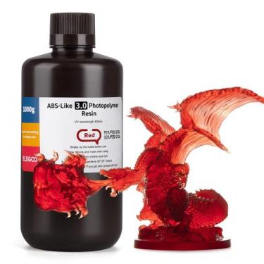 Imagem de Resina ELEGOO ABS-like 3.0 para Impressora 3D (1kg) - Compatível com M