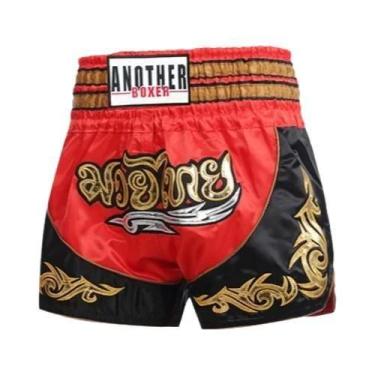 Imagem de Shorts de Muay Thai Unissex para Crianças - Bordado e Retalhos - Ideal
