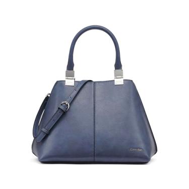 Imagem de Calvin Klein Bolsa feminina geométrica de granito – 2 em 1, Folkstone cinza, One Size