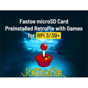 Imagem de Fastoe Retropie Gaming Console ROMs 128GB microSD Card Preloaded Games for Raspberry Pi 3/3B+
