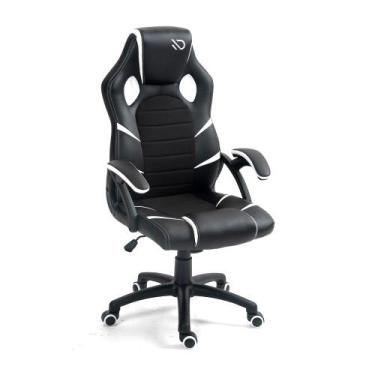 Imagem de Cadeira Gamer Duex Infinite Boost Dx9002bkw Preto C/branco