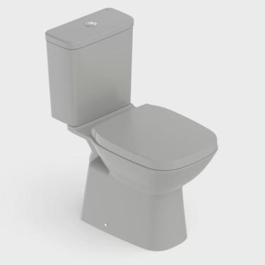 Imagem de Kit Vaso Sanitário com Caixa Acoplada e Assento Soft Close Debba Classic Roca