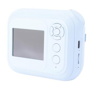 Imagem de Câmera Digital de Impressão Instantânea, 48MP 1080p HD 6x Zoom Câmera Instantânea Fofa Com Funções de Jogo de Mp3 (Azul)