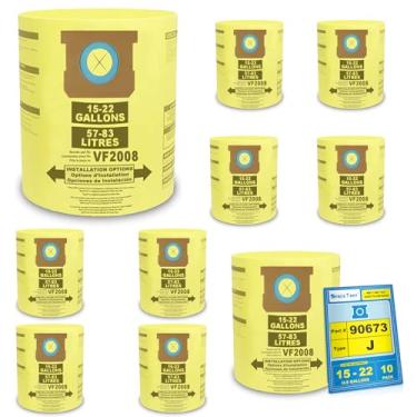 Imagem de SpaceTent Pacote com 10 sacos de filtro Shop Vac 90673 compatíveis com aspirador de pó de loja de 48 a 56 litros, peças 90673 9067300, sacos de filtro de alta eficiência tipo J