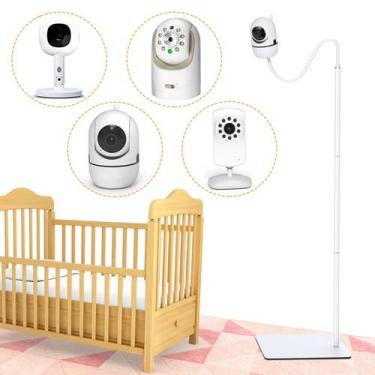 Imagem de Suporte de chão para monitor de bebê compatível com HelloBaby HB6550/H