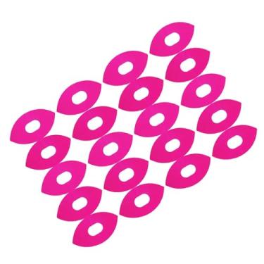 Imagem de FashionCha 20 peças de fitas para esporte pré-cortadas fitas de cinesiologia pré-cortadas fita de suporte muscular elástica de proteção para esportes academia, Vermelho