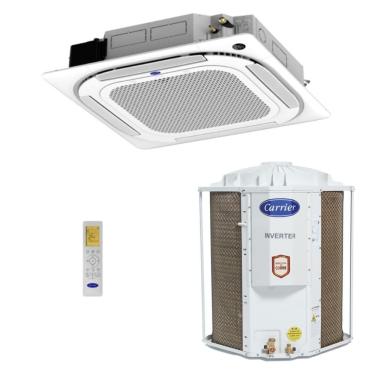 Imagem de Ar-Condicionado Split Cassete Inverter 4 Vias Carrier Connect 60.000 BTUs R-32 Só Frio 220V Monofásico