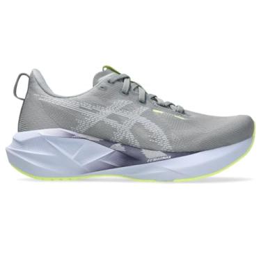 Imagem de Asics Tênis de corrida feminino NOVABLAST 5, Cascalho/azul desbotado, 35