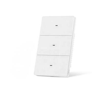 Imagem de INTERRUPTOR INTELIGENTE WIFI, COM TENSÃO DE TRABALHO DE 100V A 240V, CORRENTE MÁXIMA 16AMP. NA COR BRANCA - CATÁLOGO 12 (3 BLOCOS)