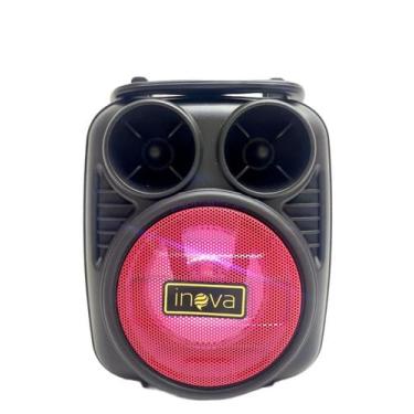 Imagem de Mini Caixa De Som Portátil Rádio FM Entrada USB SD BMax BMS105, Vermel