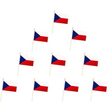 Imagem de Bandeiras da Europa, mini bandeira europeia pequena bandeira, para festas, lojas e bares, decorações ao ar livre, bandeira temática de país europeu 29 países para escolher (República Tcheca)