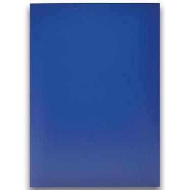 Imagem de Fantasy North - Azul - 100 capas de cartas TCG foscas de cor sólida (bicolor) - Interior preto - Serve para Pokémon Magic MTG Commander e outros jogos de cartas - Capas de baralho