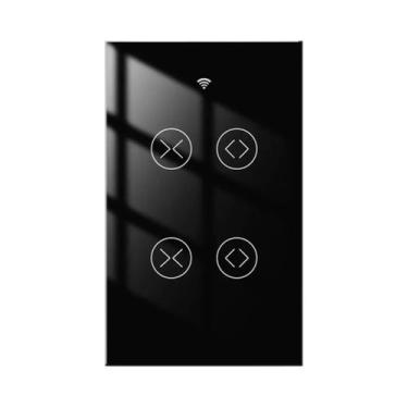 Imagem de Interruptor Inteligente De Cortina Dupla, Wi-fi, Tuya Smart Life, Rf, 