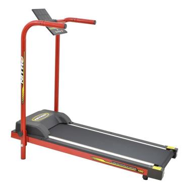 Imagem de Esteira Elétrica Ergométrica Nitro N10 Academia 5 Funções Fitness Casa Exercício Bivolt Vermelho