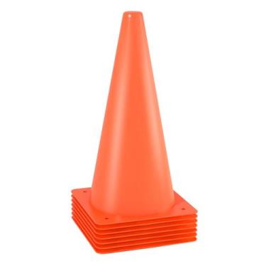 Imagem de Cones de treinamento de futebol MDTMR de 15 polegadas laranja, pacotes