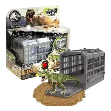 Imagem de Jurassic World Resgate T-Rex Jaula Com Luz , Som e Vibração  – Fun