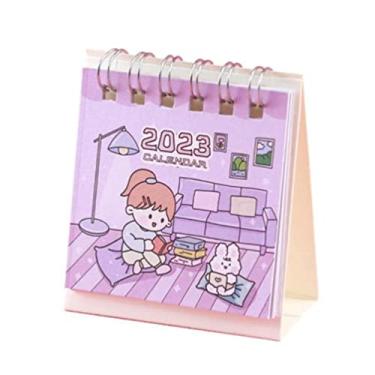 Imagem de Calendário de mesa 2023 calendário de mesa 2023-2024 2023 calendário de mesa calendário de mesa transparente impresso material de escritório