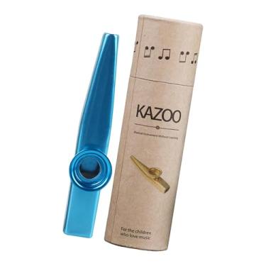 Imagem de oshhni Teclado de instrumento musical Kazoo, violino leve, piano, fácil de tocar, acompanhamento prático, ukulele, de brinquedo para adultos, Azul