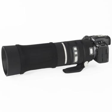 Imagem de CHASING BIRDS Revestimento de lente impermeável camuflado para Sigma 150-600 mm F5-6.3 DG DN OS Sports Capa protetora de lente à prova de chuva (preto clássico, com SEL 1.4X e 2.0X TC)