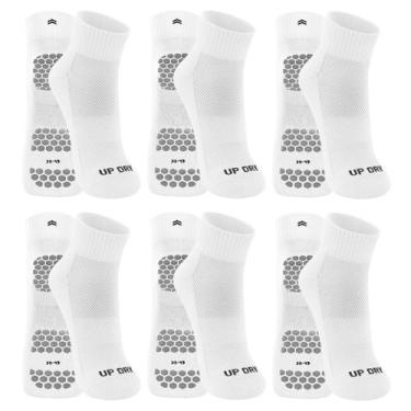 Imagem de Kit 6 Pares Meia Antiderrapante Up Dry Hidroginástica Pilates Yoga Res