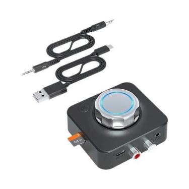 Imagem de Receptor De Áudio Sem Fio Bluetooth 5.0 Adaptador De Música Estéreo 3D