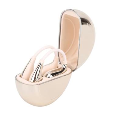 Imagem de Generic AL Tradução Ear Fone de Ouvido, Ipx4 Prova de água 164 Idiomas Tradutor Dispositivo Earbuds Chama Música para Travel Business Learning (Golden rosa)