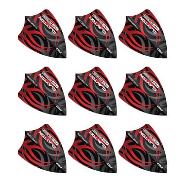 Imagem de RED DRAGON Hardcore Jonny Clayton Freestyle Dart Flights - 3 conjuntos por pacote (9 voos de dardo no total)