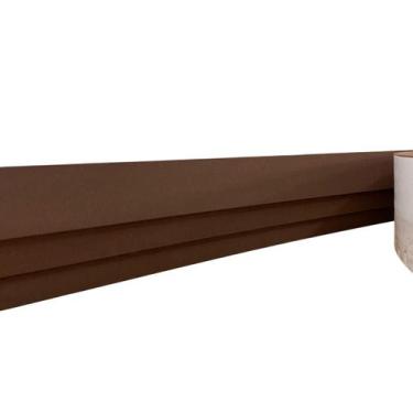 Imagem de Moldura Roda Teto Eva Autocolante E1 7cmx1,5cm 5 Metros - GeMolduras, 