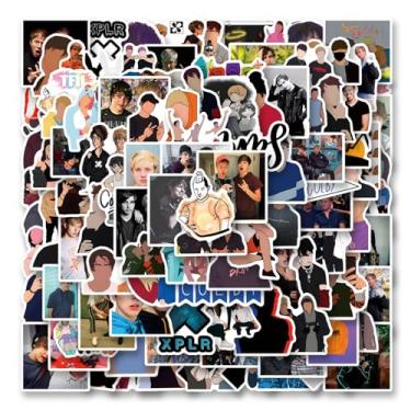 Imagem de 110pcs Suspense Horror Adventure Movie Sticker, Cute Cartoon Vinyl Waterproof Stickers for Water Bottle,Skateboard,Laptop,Phone,Journaling,Scrapbooking Decals for Kids Teens for Party Supply Decor