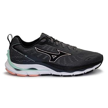 Imagem de Tênis Mizuno Feminino Wave Dynasty 5 Chumbo/rosa 101041041 39