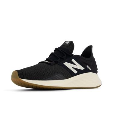 Imagem de New Balance Fresh Foam Roav V2 Tênis de corrida masculino, Preto/Nb Branco/Permafrost, 39