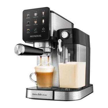 Imagem de Cafeteira Espresso Dolce Latte C-28-ECL 1350W Preto/Inox Mondial, Pret