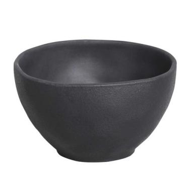 Imagem de Bowl Orgânico Preto Matte Stoneware Premium  Louça Cerâmica Moderna Pa